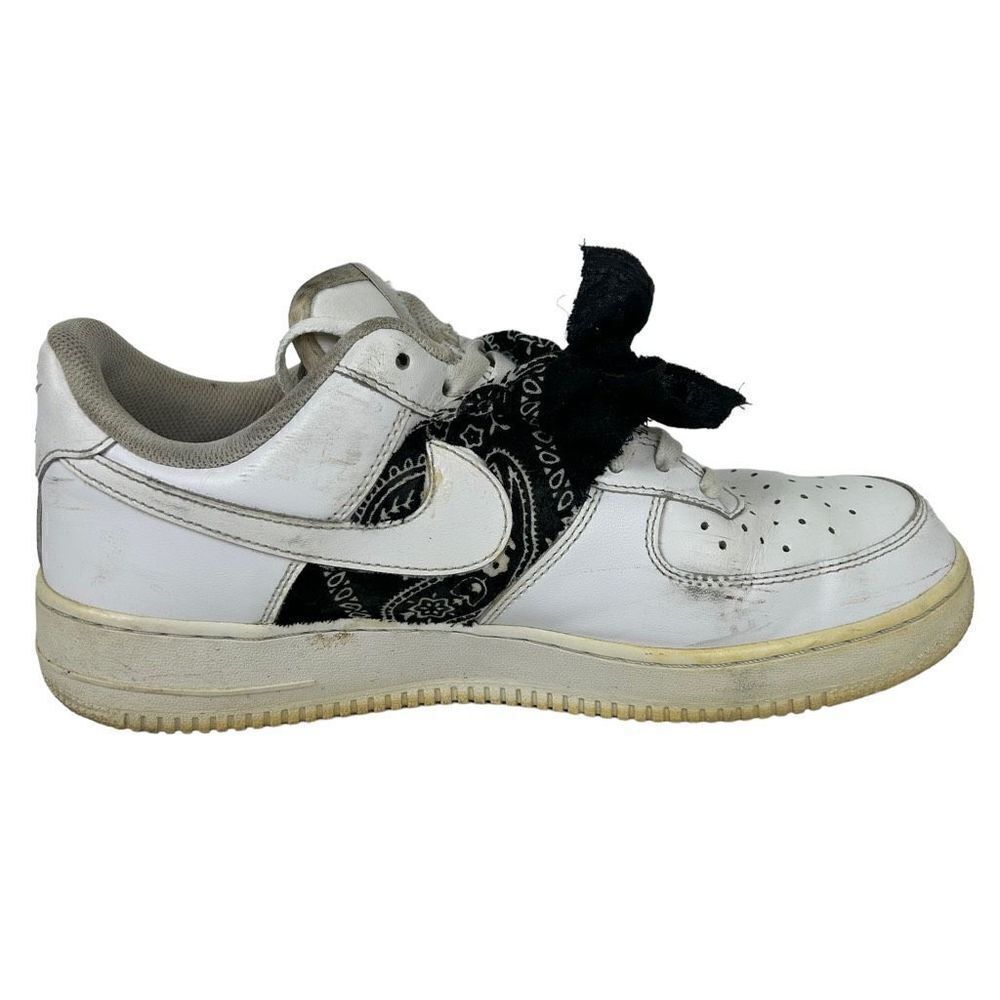 Nike Air Force 1 low blue bandana shoes size 10.5 men’s